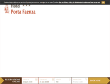 Tablet Screenshot of hotelportafaenza.it
